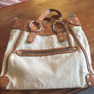 Ruehl No.925 canvas/leather bag